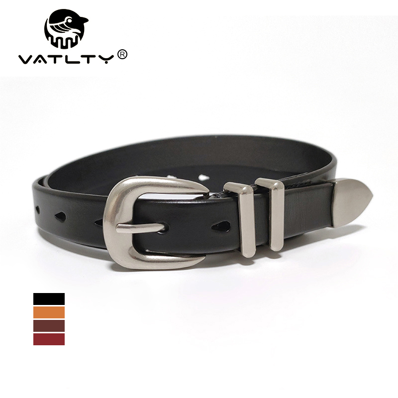 Formal Belt Leather Thin - VATLTY 2.3 cm Lederen Riem voor
