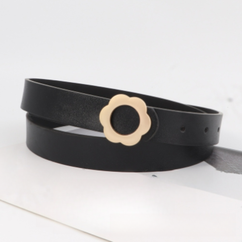 Formal Belt Leather Thin - Dunne PU-leren riem voor dames met