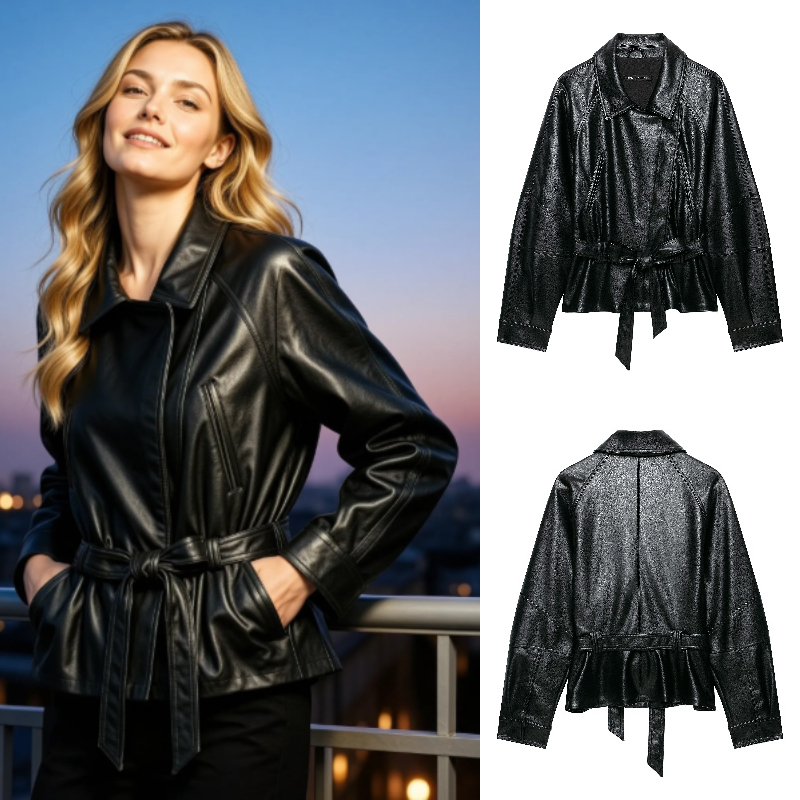 Formal Belt Leather Thin - Damesjas van kunstleer, herfst 2026, nieuw