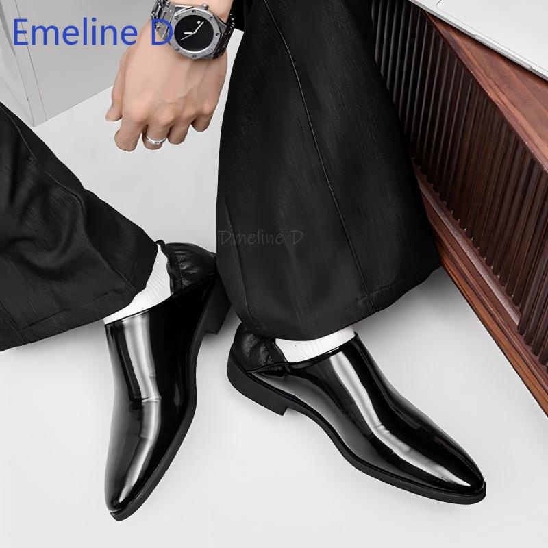 Mannelijke glanzende lakleren  - Men'S Urban Formal Wear recensie en prijs