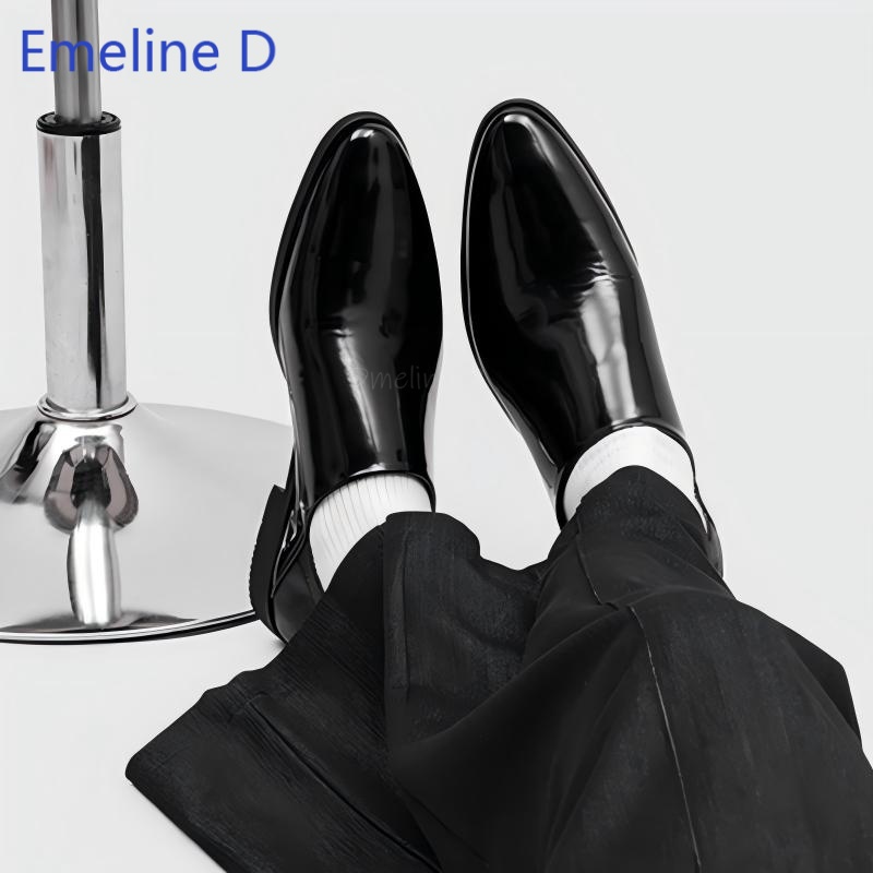 Mannelijke glanzende lakleren  - Men'S Urban Formal Wear recensie en prijs