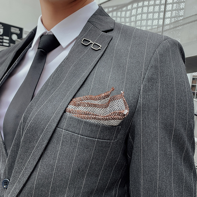 Heren Koreaanse stijl driedeli - Men'S Urban Formal Wear recensie en prijs