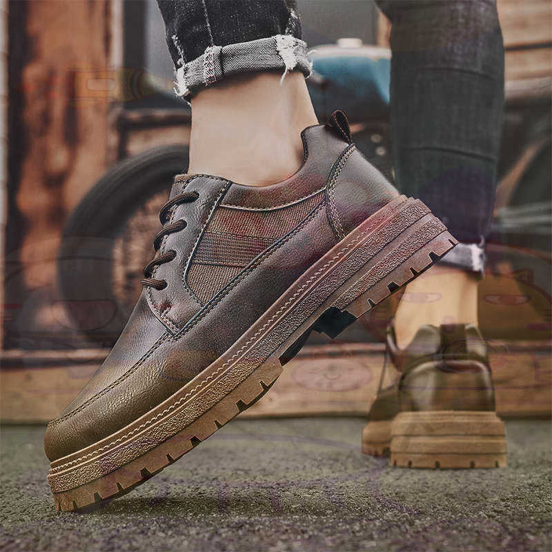 Donker natuurlijk leer Mode-sn - Men Formal Wear With Sneakers recensie en prijs