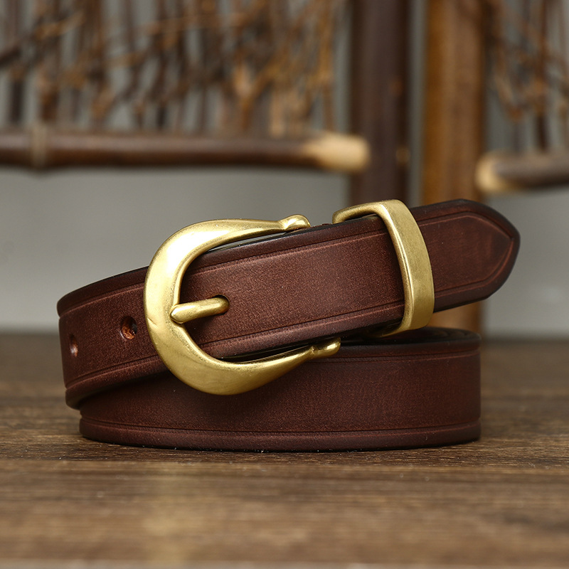 85-120 cm Vrouwen Pure Echte K - Formal Belt Leather Thin recensie en prijs