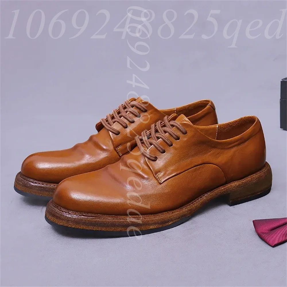 Handgemaakte vintage veterscho - Formal Men Daily Wear Footwear recensie en prijs