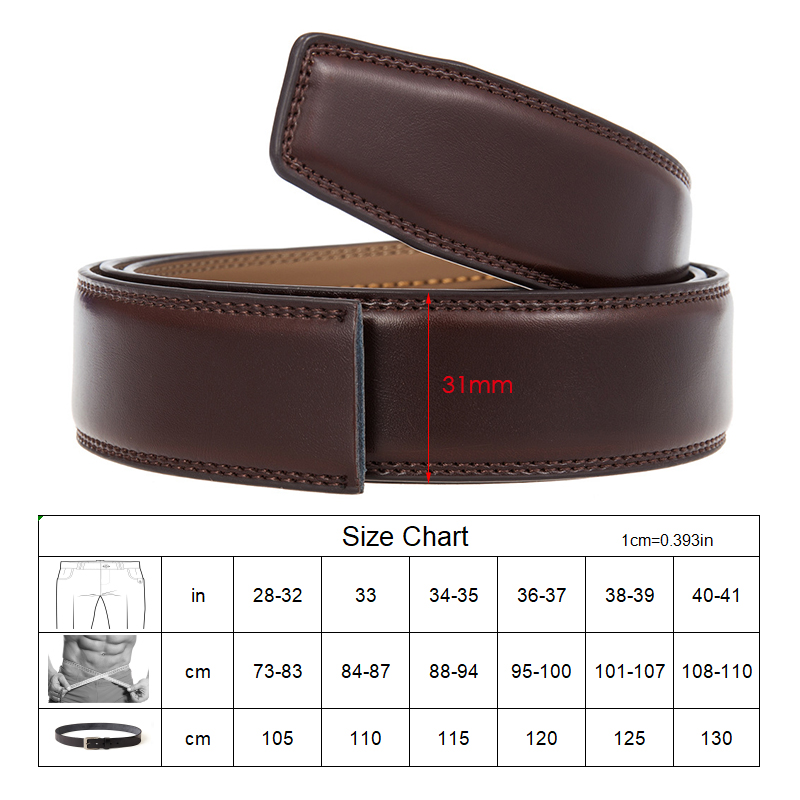 VATLTY Officiële Echt Mannen L - Formal Belt Leather Thin recensie en prijs