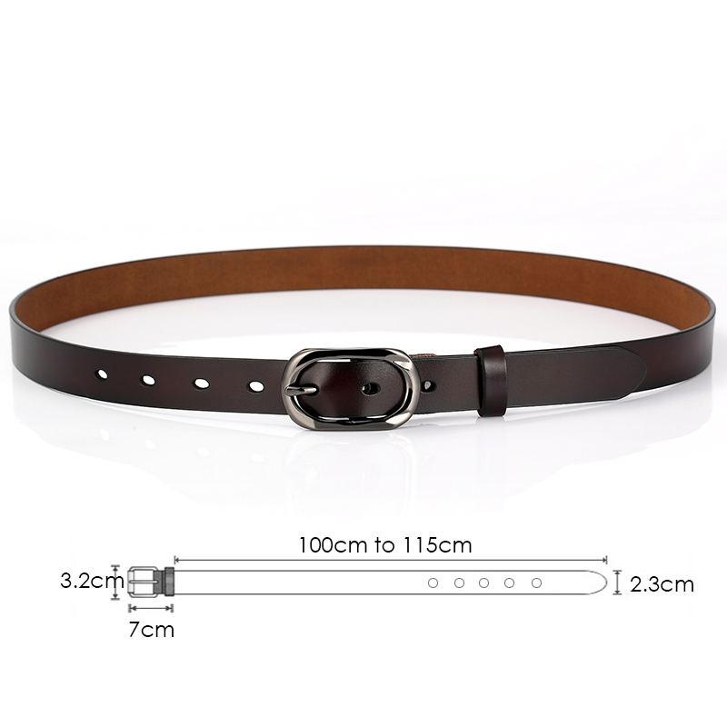 VATLTY 95 cm-115 cm Lederen Ri - Formal Belt Leather Thin recensie en prijs