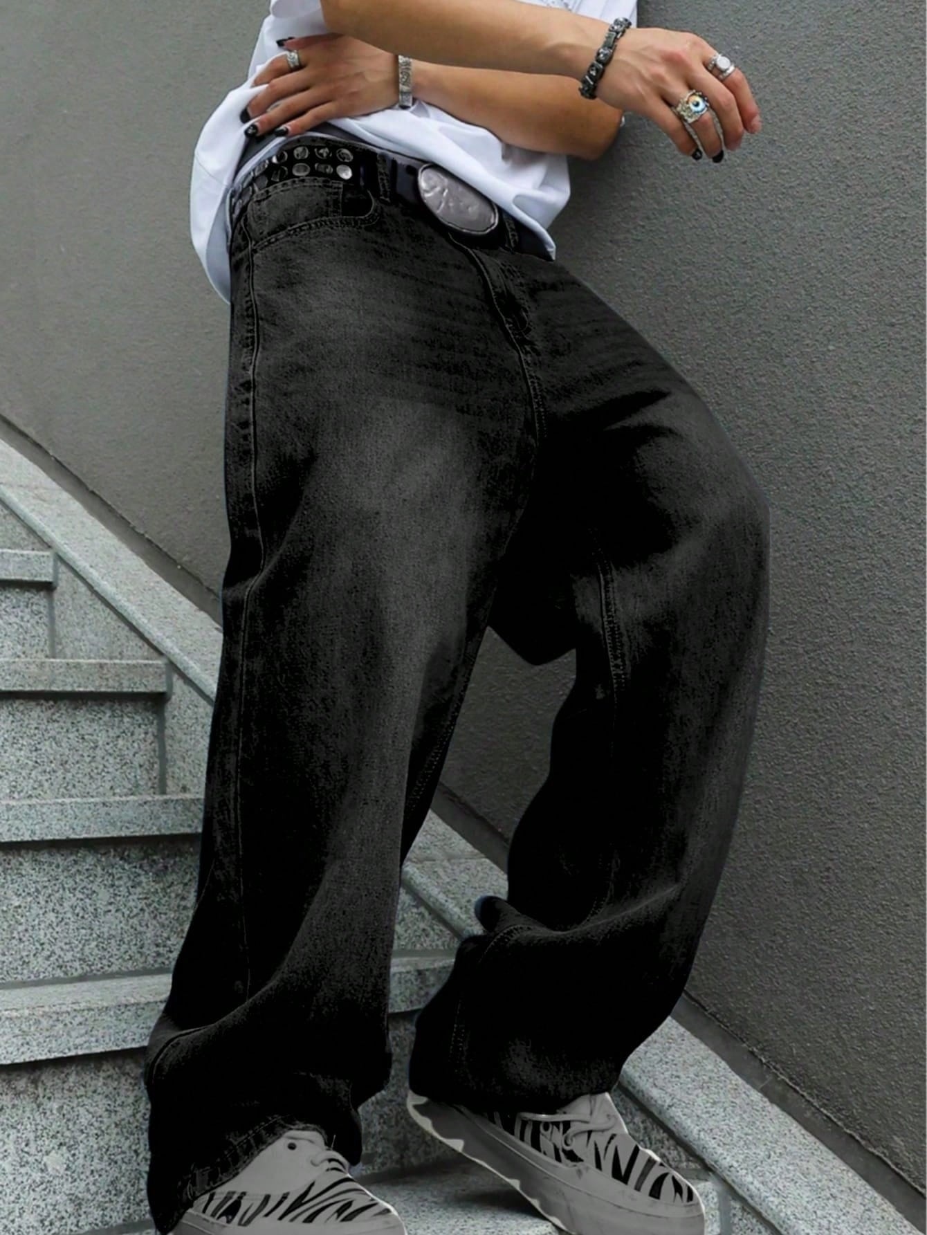 Heren losse jeans met rechte p - Men'S Urban Formal Wear recensie en prijs