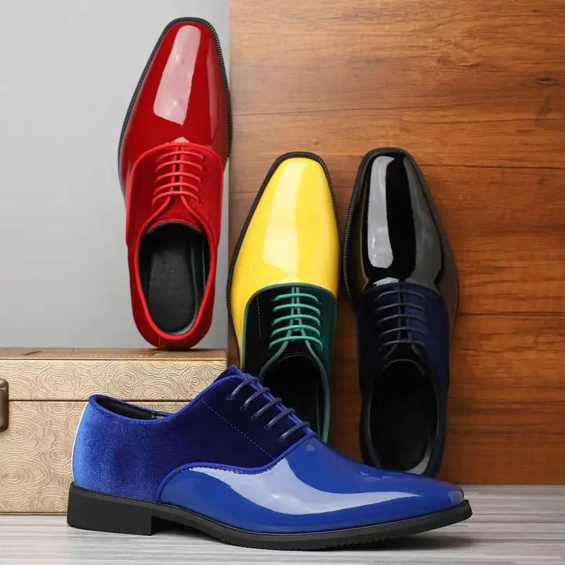 Heren Oxford-schoenen met kleu - Men'S Formal Party Wear Shoes recensie en prijs