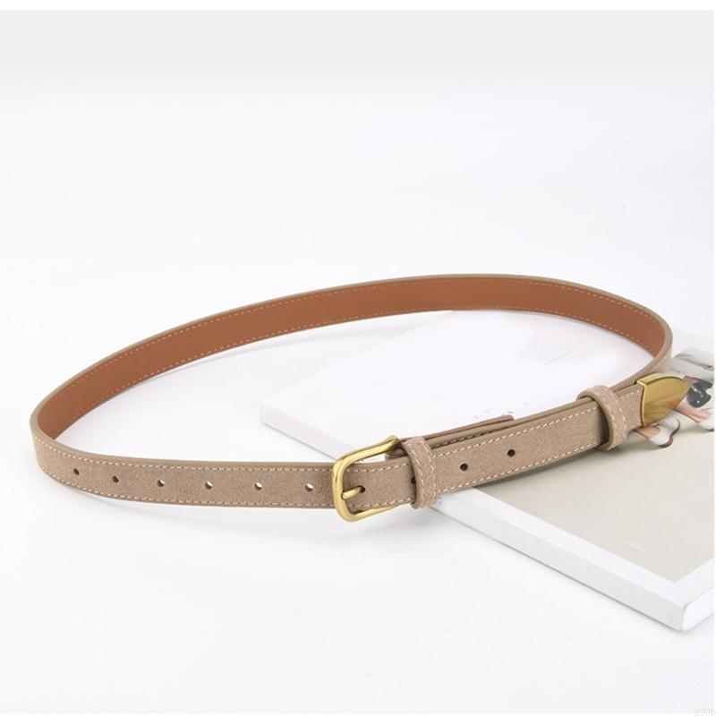 Leren dunne riem met pingesp E - Formal Belt Leather Thin recensie en prijs
