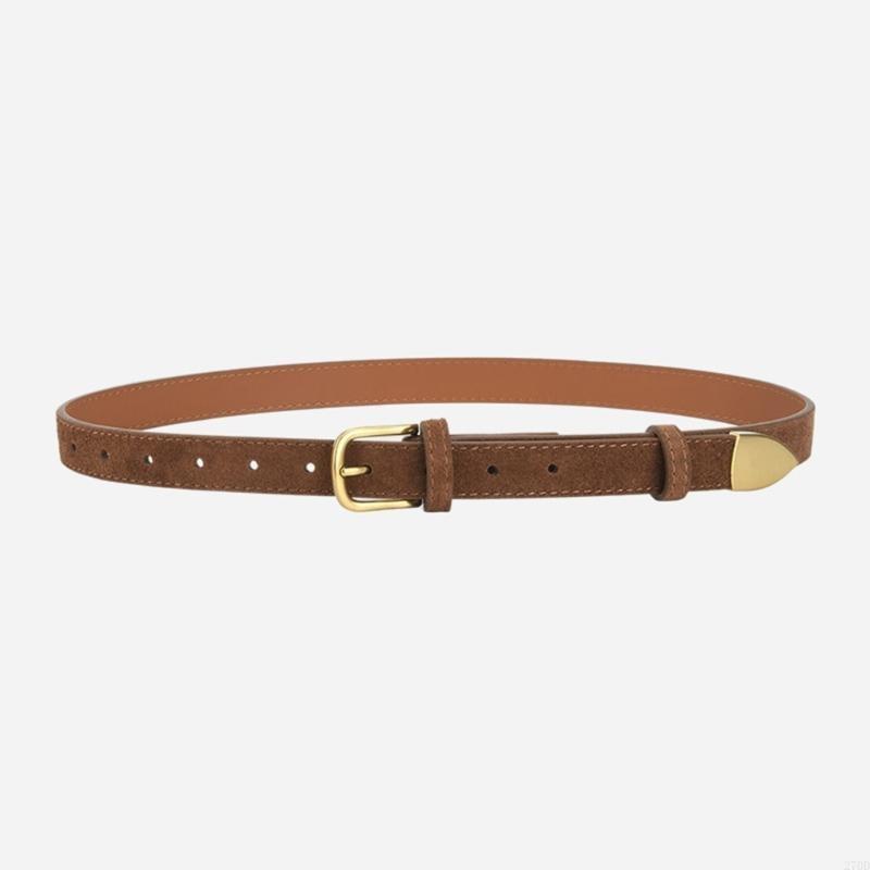 Leren dunne riem met pingesp E - Formal Belt Leather Thin recensie en prijs