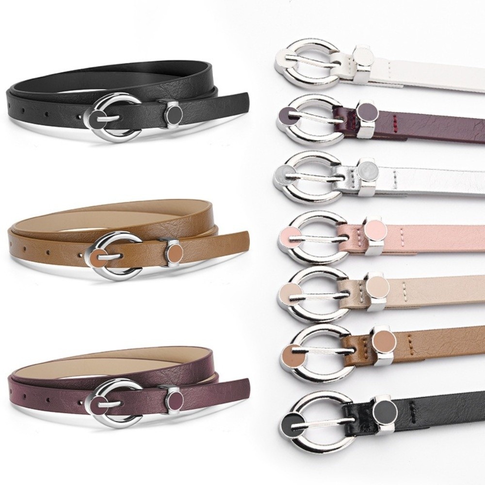 Modieuze riem met gesp van leg - Formal Belt Leather Thin recensie en prijs