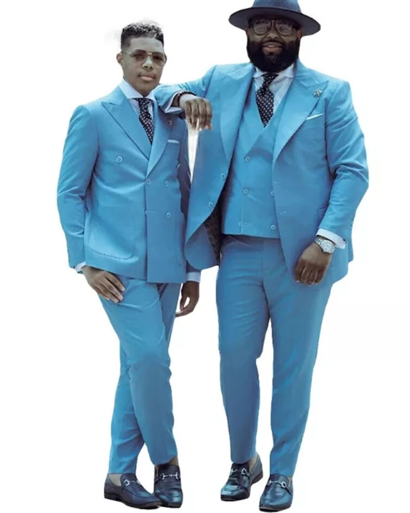 Hot Koop Hemelsblauw Piek Reve - Men Formal Wear Sale recensie en prijs