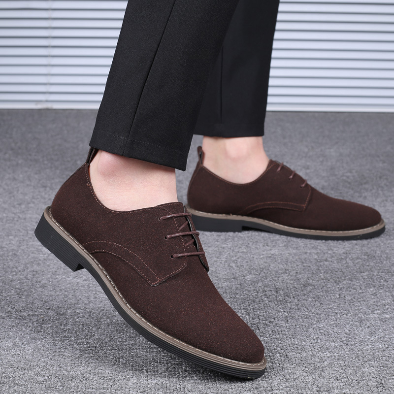 Heren marineblauwe suède leren - Formal Men Daily Wear Footwear recensie en prijs
