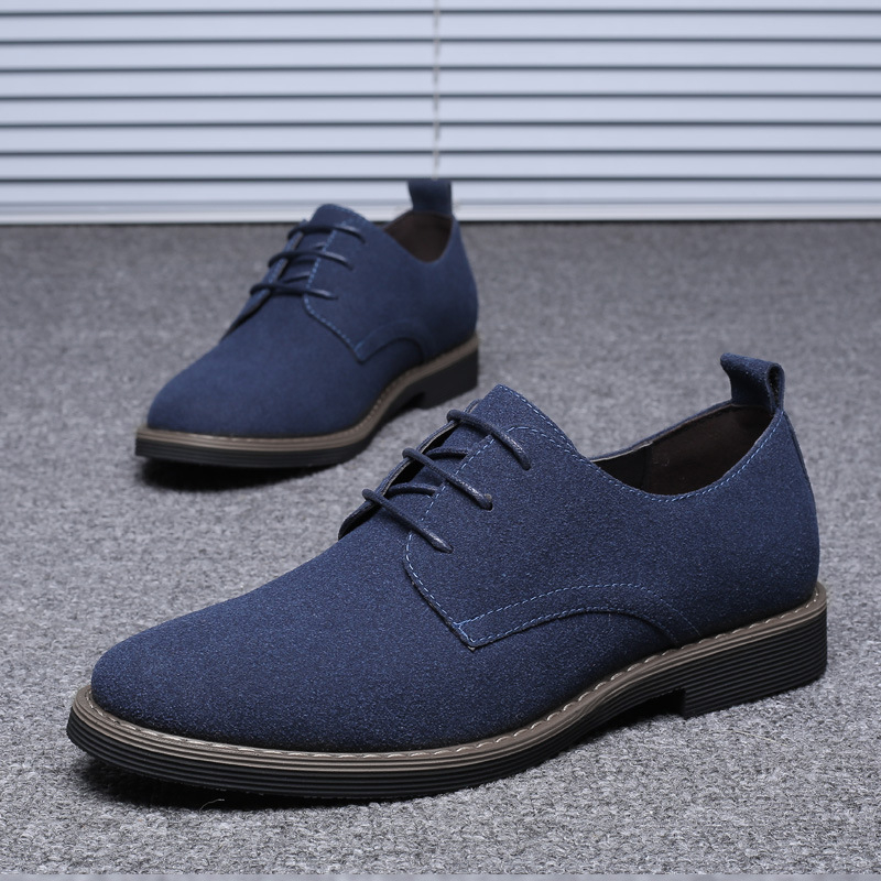 Heren marineblauwe suède leren - Formal Men Daily Wear Footwear recensie en prijs